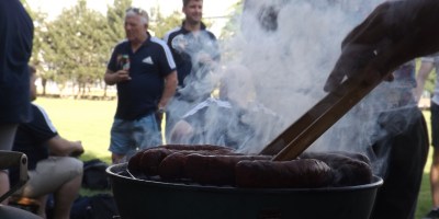 the grill zone is a friendly place