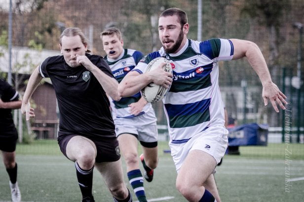 Winger of the RC Donau, possibly the best player of the match