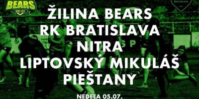 Rugby Klub Bratislava Slovakia Slovensko Zilina bears Nitra Liptovsky Mikulas Piestany tournament