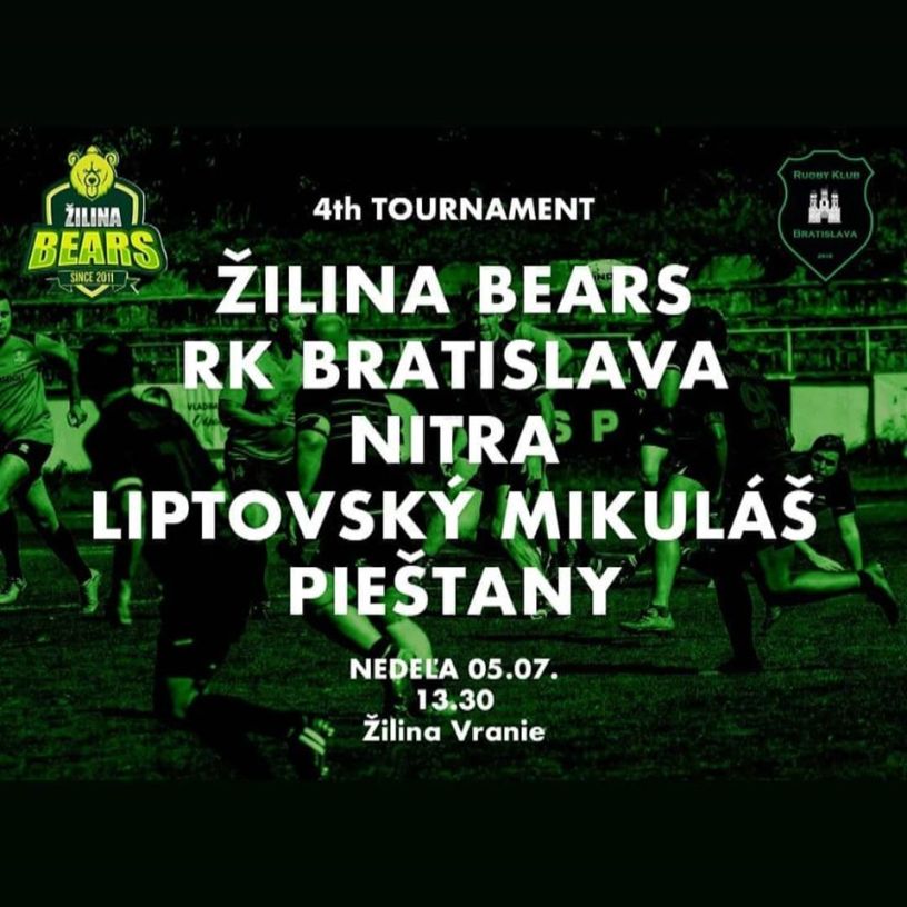 Rugby Klub Bratislava Slovakia Slovensko Zilina bears Nitra Liptovsky Mikulas Piestany tournament