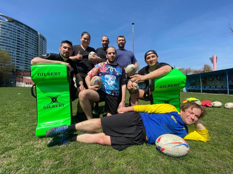 Rugby Klub Bratislava trening April 2021