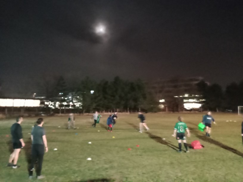 Rugby Klub Bratislava March 2022 trening Slovakia