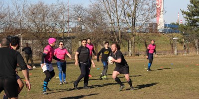 Rugbyový tréning mužov a juniorov U18 U16 U14