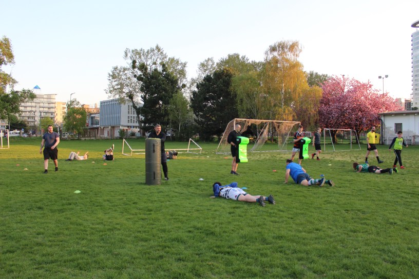 Tréning Rugby League - turnajová príprava apríl 2022