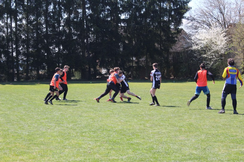 Rugby League turnaj rugby zápas pre deti April 2022