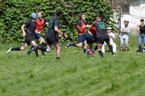 Un match de rugby entre Bratislava et Vienne