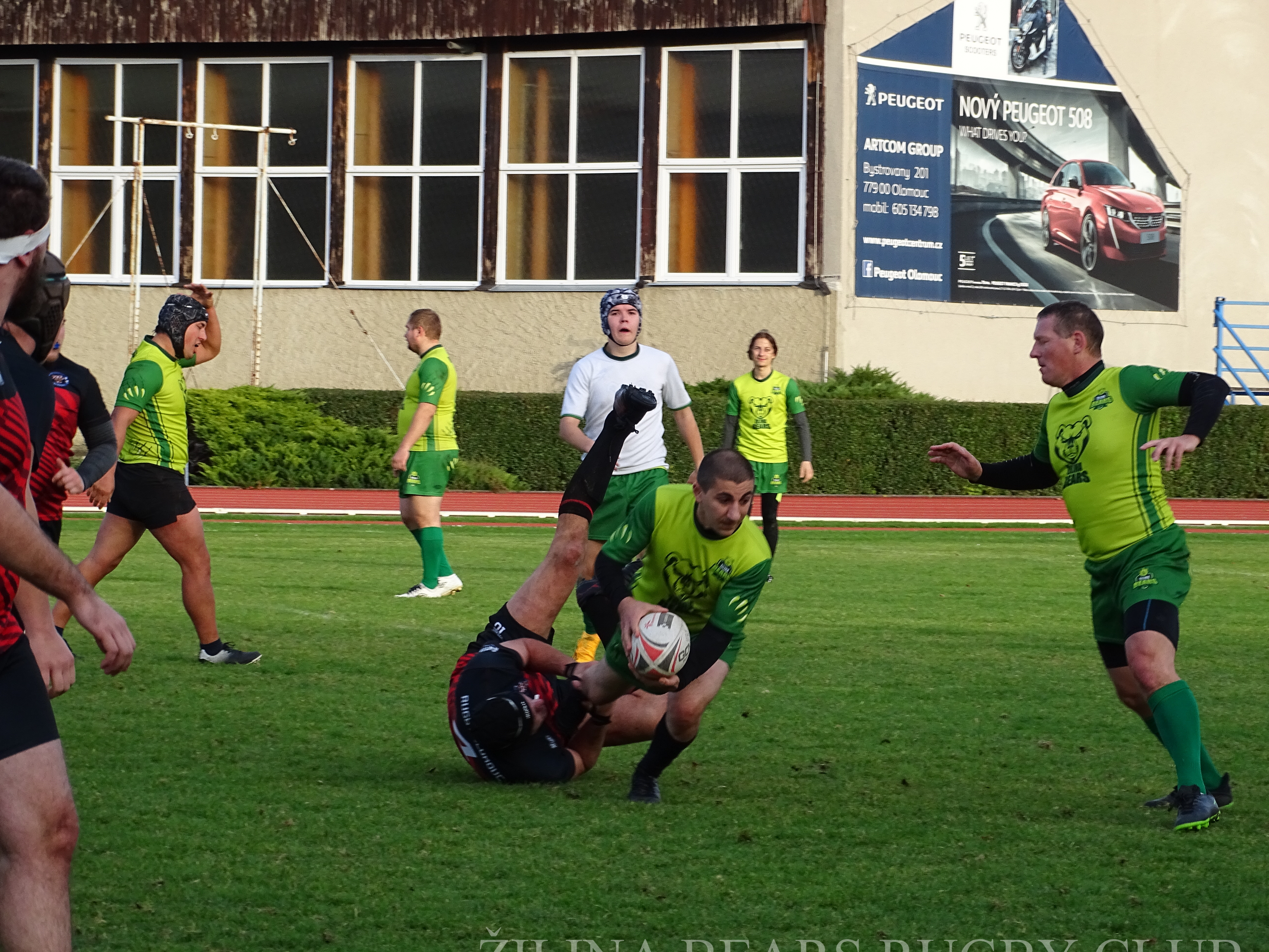 Rugby zápas v Olomouci proti Žiline - október 2023