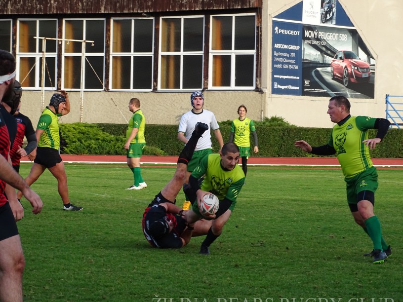 Rugby zápas v Olomouci proti Žiline - október 2023