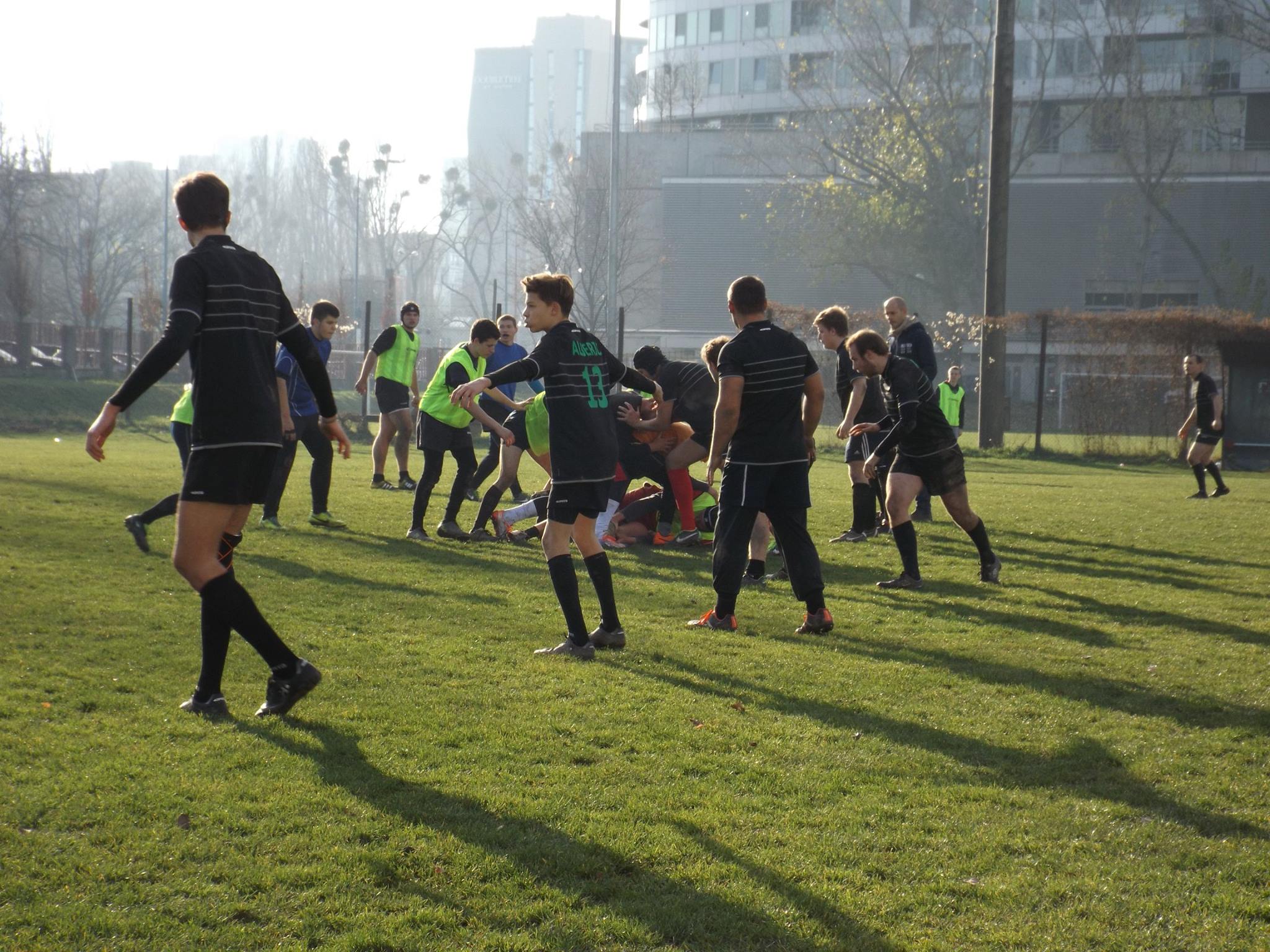 Rozvoj rugby Bratislava, Slovensko. December 2015 - Prvý zápas XV za Bratislavu