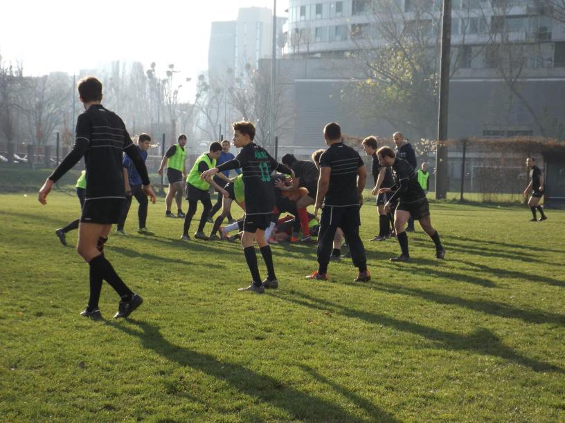Rozvoj rugby Bratislava, Slovensko. December 2015 - Prvý zápas XV za Bratislavu
