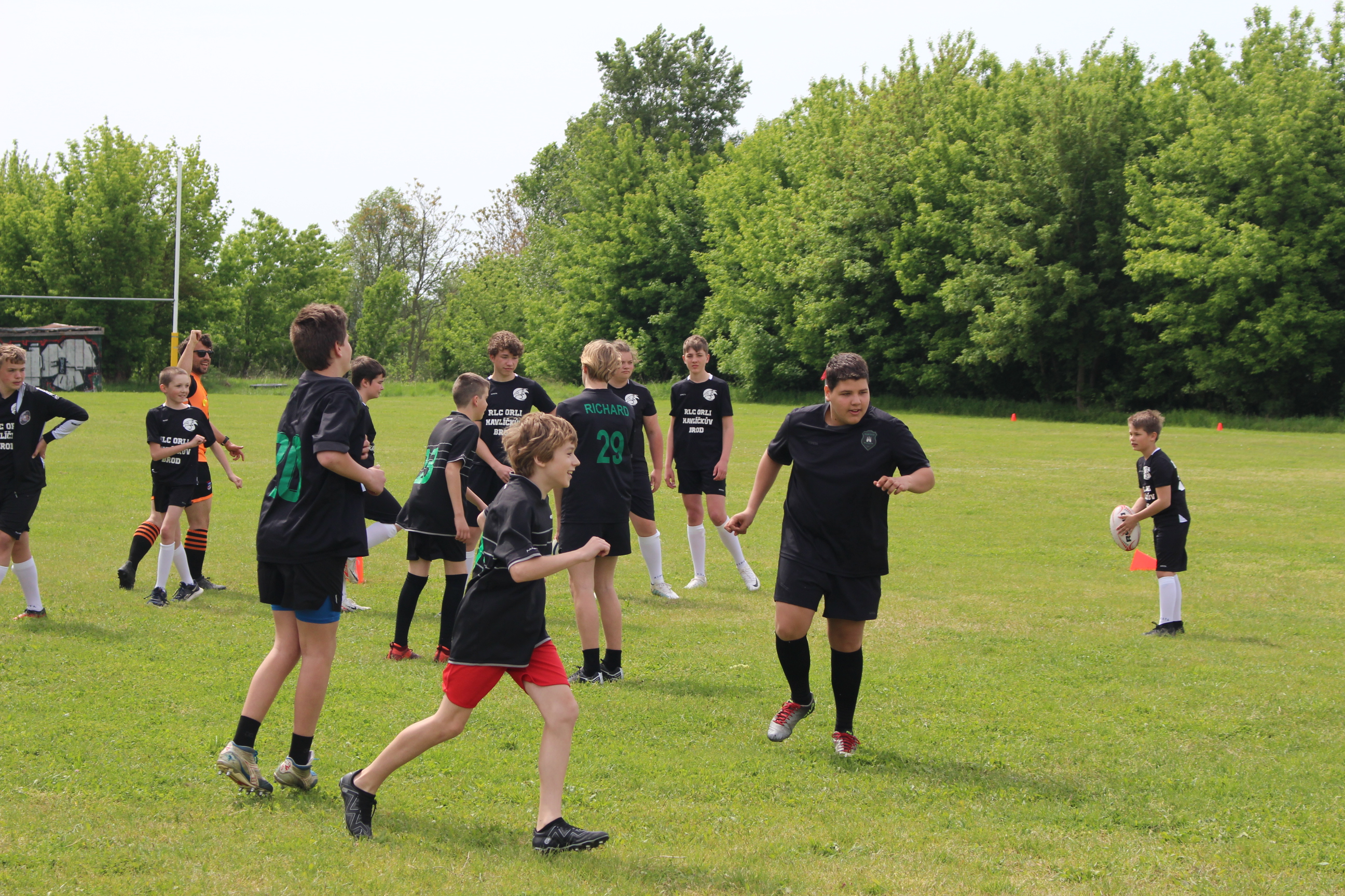Rugby tábor pre deti v Hodoníne - Slovak Rugby League apríla 2024