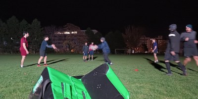 Rugbyový tréning v novembri 2024