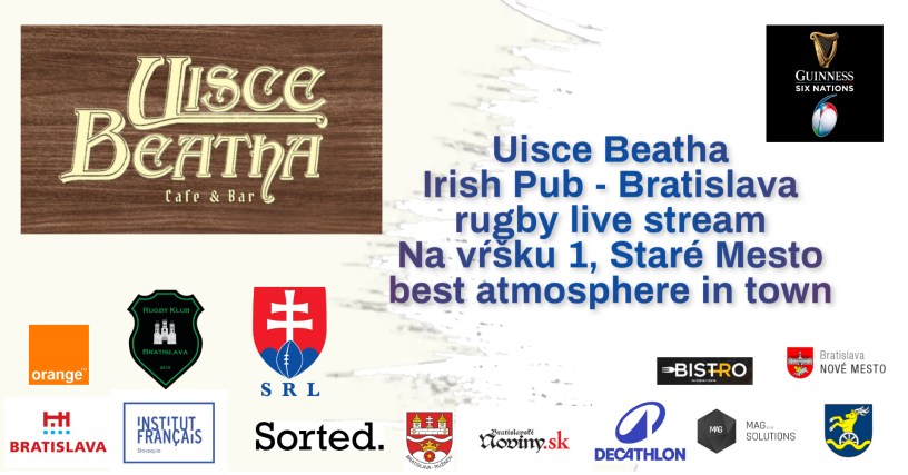 Irish pub Six nations - Rugby Klub Bratislava