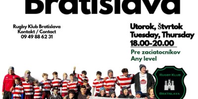 Rugby nábor pre deti na jar 2025 - Rugby Klub Bratislava