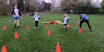 Tréning rugby pre malé deti Bratislava Slovensko 2025