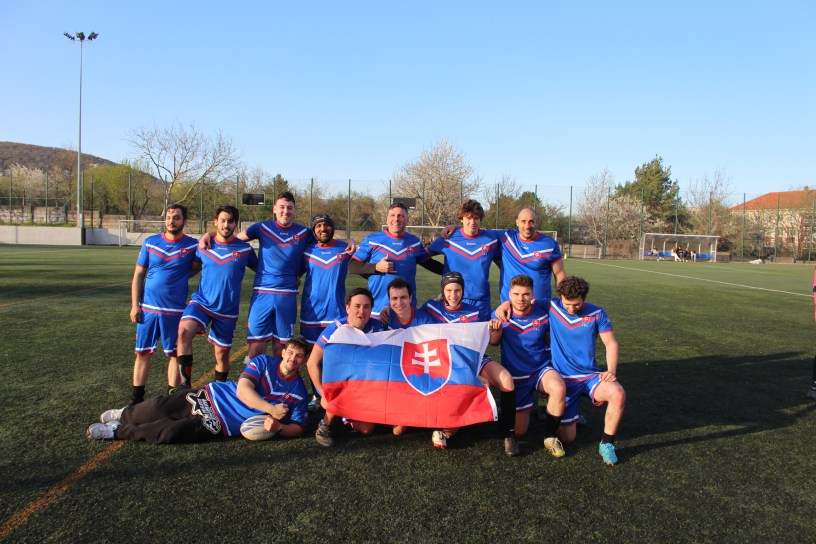 Slovenská reprezentácia v rugby 2025 proti Parížu Francúzsko